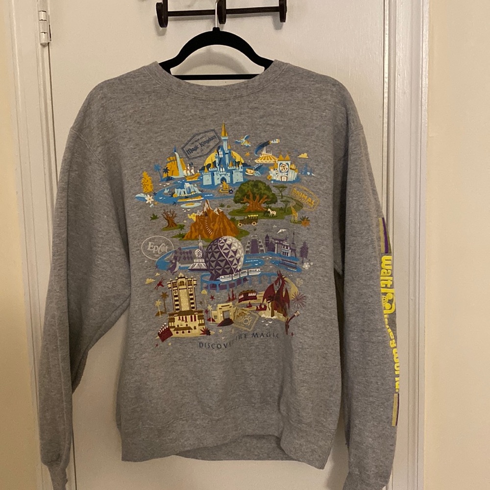 Disney Parks sweatshirt design includes all the parks!